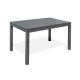 Ensemble table et fauteuils de jardin en aluminium anthracite 10 personnes City Garden Gaston
