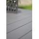 Ensemble table et chaises de jardin en aluminium DCB Garden 8 personnes Miami