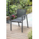 Ensemble table et chaises de jardin en aluminium DCB Garden 8 personnes Miami