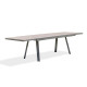 Ensemble table et chaises de jardin extensible en céramique STOCKHOLM Anthracite 12 personnes DCB GARDEN