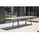 Ensemble table et chaises de jardin extensible en céramique STOCKHOLM Anthracite 12 personnes DCB GARDEN