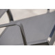 Ensemble table et chaises de jardin extensible en céramique STOCKHOLM Anthracite 12 personnes DCB GARDEN