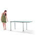 Table de jardin à rallonges aluminium/Vivodur 6 personnes - Sieger Exclusiv