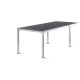 Table de jardin à rallonges aluminium/Vivodur 10 personnes - Sieger Exclusiv