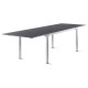 Table de jardin à rallonges aluminium/Vivodur 10 personnes - Sieger Exclusiv