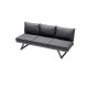 Salon de jardin bas inclinable aluminium/Sunproof 6 personnes Auckland - Sieger Exclusiv Passion