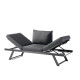 Salon de jardin bas inclinable aluminium/Sunproof 6 personnes Auckland - Sieger Exclusiv Passion
