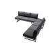 Salon de jardin bas inclinable aluminium/Sunproof 6 personnes Auckland - Sieger Exclusiv Passion