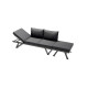 Salon de jardin bas inclinable aluminium/Sunproof 6 personnes Auckland - Sieger Exclusiv Passion