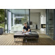 Salon de jardin bas inclinable aluminium/Sunproof 6 personnes Auckland - Sieger Exclusiv Passion