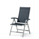 Ensemble table et fauteuils de jardin inclinable et pliable aluminium/Textilux 6 personnes Bodega - Sieger