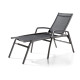 Bain de soleil luxe design inclinable aluminium/Textilux Bodega - Sieger
