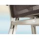 Fauteuil salon de jardin empilable aluminium/Textilux Bodega - Sieger
