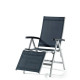 Fauteuil relax de jardin pliant inclinable aluminium/Textilux Bodega - Sieger