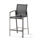 Ensemble haut table et fauteuils de jardin aluminium/Textilux 4 personnes Bozen Barset - Sieger Exclusiv