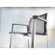 Fauteuil salon de jardin empilable aluminium/Textilux Bozen - Sieger Exclusiv