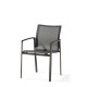 Ensemble table et fauteuils de jardin aluminium/Textilux 6 personnes Bozen - Sieger Exclusiv