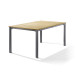 Ensemble table et fauteuils de jardin pliant aluminium/Teck certifié 6 personnes Cadiz - Sieger