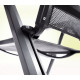 Grand fauteuil salon de jardin pliant inclinable aluminium/Textilux Calvi - Sieger Exclusiv