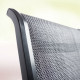 Ensemble table et fauteuils de jardin extensible aluminium/Textilux 10 personnes Calvi - Sieger Exclusiv