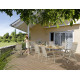 Ensemble table et fauteuils de jardin pliant aluminium/Teck certifié 6 personnes Catena - Sieger Exclusiv