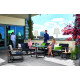 Salon de jardin bas aluminium/Sunproof 7 personnes Havanna - Sieger Exclusiv Passion