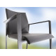 Fauteuil salon de jardin empilable aluminium/Textilux Lagos - Sieger Exclusiv