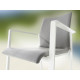 Fauteuil salon de jardin empilable aluminium/Textilux Lagos - Sieger Exclusiv