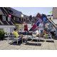 Salon de jardin bas aluminium/Sunproof 5 personnes Melbourne - Sieger Exclusiv Passion
