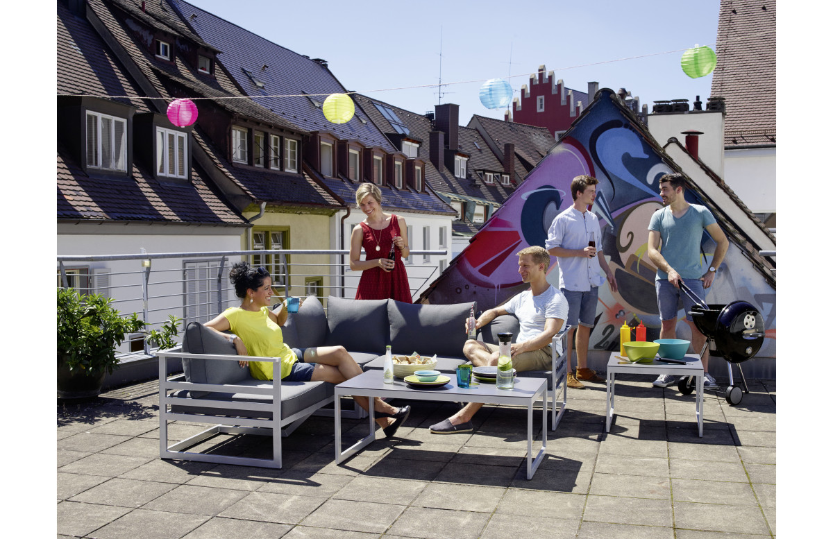 Salon de jardin bas aluminium/Sunproof 5 personnes Melbourne - Sieger Exclusiv Passion Salon de jardin bas aluminium/Sunproof 5 personnes Melbourne - Sieger Exclusiv Passion