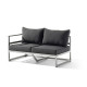 Salon de jardin bas aluminium/Sunproof 5 personnes Melbourne - Sieger Exclusiv Passion