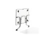 Ensemble table et fauteuils de jardin pliant aluminium/Textilux 6 personnes Meran - Sieger