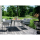 Ensemble table et fauteuils de jardin aluminium/Sunproof 4 personnes Morena - Sieger Exclusiv