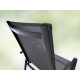 Fauteuil salon de jardin empilable aluminium/Textilux Padua - Sieger Exclusiv