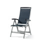 Ensemble table et fauteuils de jardin pliant aluminium/Textilux 6 personnes Royal - Sieger Exclusiv