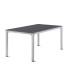 Ensemble table et fauteuils de jardin pliant aluminium/Textilux 6 personnes Royal - Sieger Exclusiv