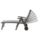 Bain de soleil design inclinable aluminium/Textilux Royal - Sieger Exclusiv
