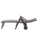 Bain de soleil design inclinable aluminium/Textilux Royal - Sieger Exclusiv