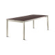 Ensemble table et fauteuils de jardin extensible aluminium/Textilux 8 personnes Royal - Sieger Exclusiv