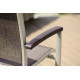 Ensemble table et fauteuils de jardin extensible aluminium/Textilux 8 personnes Royal - Sieger Exclusiv