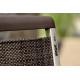 Ensemble table et fauteuils de jardin extensible aluminium/Textilux 8 personnes Royal - Sieger Exclusiv