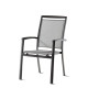 Ensemble table et fauteuils de jardin pliant aluminium/Textilux 6 personnes Royal - Sieger Exclusiv