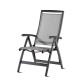 Ensemble table et fauteuils de jardin pliant aluminium/Textilux 6 personnes Royal - Sieger Exclusiv