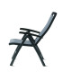 Ensemble table et fauteuils de jardin pliant aluminium/Textilux 6 personnes Royal - Sieger Exclusiv