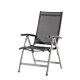 Ensemble table et fauteuils de jardin pliant aluminium/Textilux 6 personnes Salerno - Sieger Exclusiv