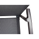 Fauteuil salon de jardin empilable aluminium/Textilux Salerno - Sieger Exclusiv