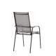 Ensemble table et fauteuils de jardin aluminium/Textilux 6 personnes Sirio - Sieger Exclusiv