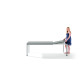 Ensemble table et fauteuils de jardin extensible aluminium/Textilux 10 personnes Trento - Sieger Exclusiv