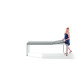 Ensemble table et fauteuils de jardin extensible aluminium/Textilux 10 personnes Trento - Sieger Exclusiv