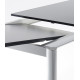 Ensemble table et fauteuils de jardin extensible aluminium/Textilux 10 personnes Trento - Sieger Exclusiv